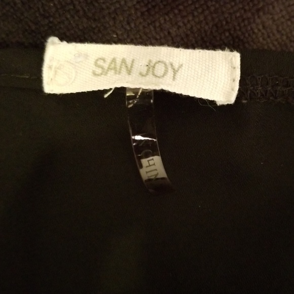 San Joy Black Cross Back Halter Dress - Picture 3 of 3